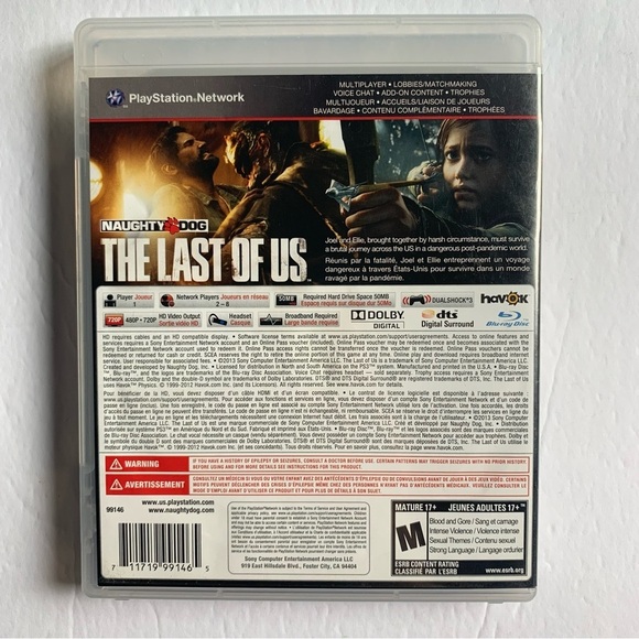 The Last Of Us PlayStation Sony PS3 Video Game - Picture 3 of 3